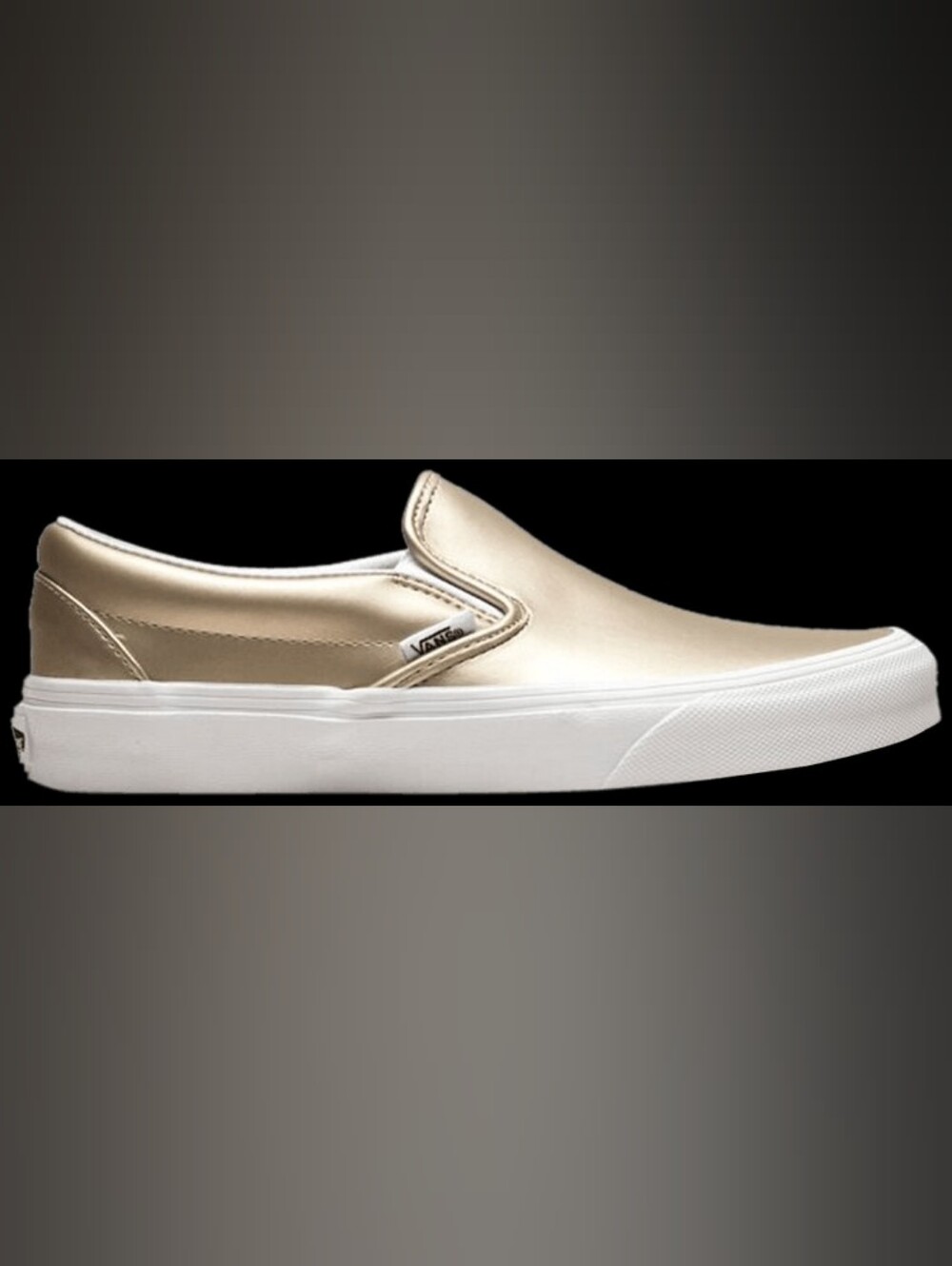 Vans Classic Slip-On 'Muted Metallic - Gold' Size 9.5w/8m